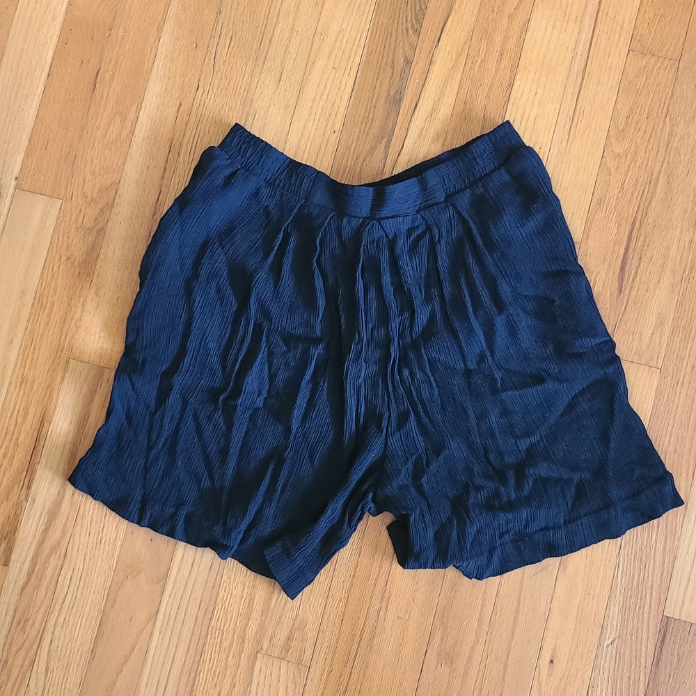 Black Flowy Women's Shorts